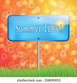 Summer holiday background.Tropical banner.vector