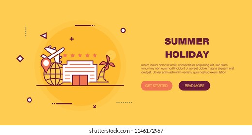 Summer Holiday Banner