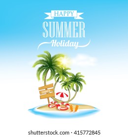 Summer holiday & Beach holiday