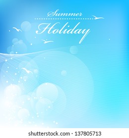 Summer holiday, beautiful vector background