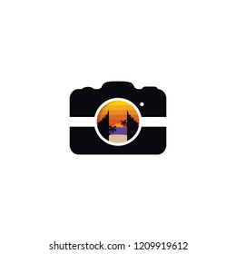 summer holiday camera photography application vector