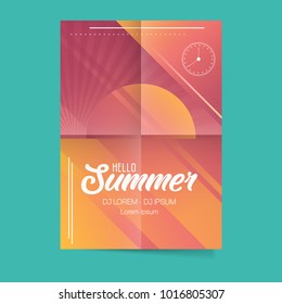 Summer Holiday and Summer Camp poster