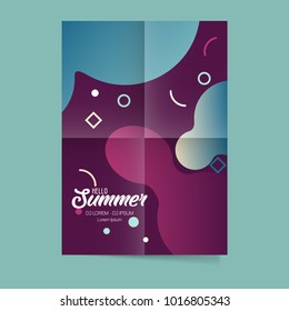 Summer Holiday and Summer Camp poster