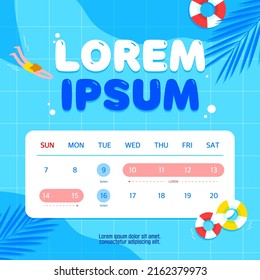 Summer Holiday Delivery Information Template