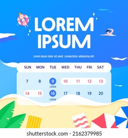 Summer Holiday Delivery Information Template