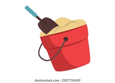 Summer Holiday Flat Sticker Design