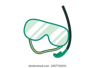 Summer Holiday Flat Sticker Design