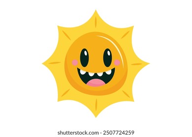 Summer Holiday Flat Sticker Design