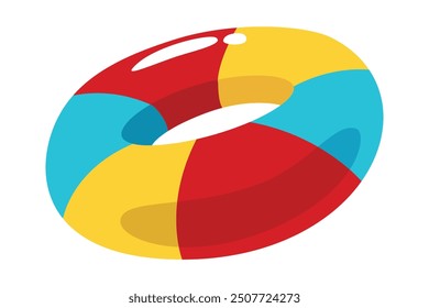 Summer Holiday Flat Sticker Design