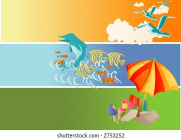 Summer Holiday Graphic (Vector)