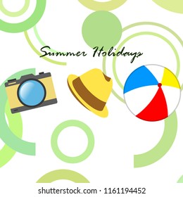 summer holiday hat ball camera summer holiday hat ball camera