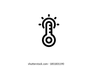 Summer Holiday Icon - Thermometer