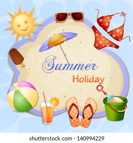 Summer holiday illustration