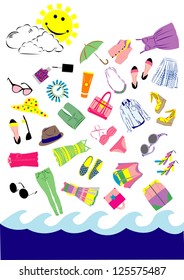 Summer holiday items