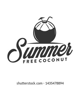summer and holiday logo template illustration