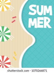 Summer holiday on the beach