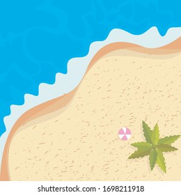 Summer holiday on the beach