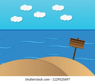 Summer holiday playing seawater.