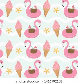 summer holiday poster pattern background