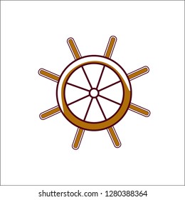 a summer holiday , ship icon set in white backround