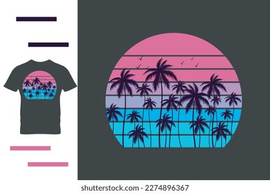 Summer holiday t shirt design