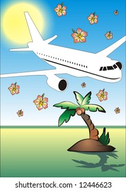 Summer holiday vector illustration