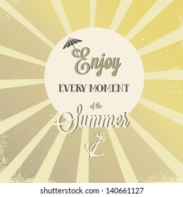 Summer holiday vintage