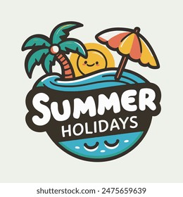 
Summer holiday vocation vector design