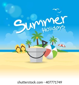 summer holidays background