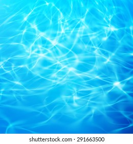 Summer holidays background with beautiful sea water. EPS 10 vector file included