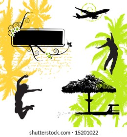 Summer holidays banner