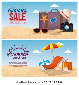 vacaciones de verano en la playa