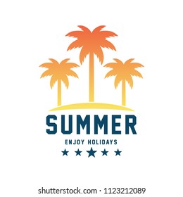 Summer Holidays Design Elements. Beach Party Badges and Labels