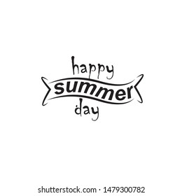 Summer holidays design elements set. Retro and vintage templates. Labels, Badges,emblem,vector illustration
