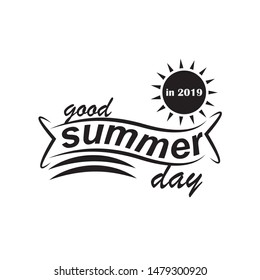 Summer holidays design elements set. Retro and vintage templates. Labels, Badges,emblem,vector illustration
