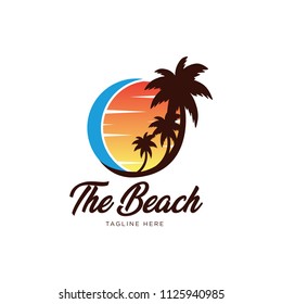 Summer holidays design Labels, Badges,emblem,vector illustration