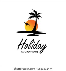 Summer holidays design Labels, Badges,emblem,vector illustration,  logo design inspiration