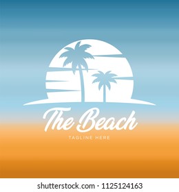 Summer holidays design Labels, summer beach symbol, Badges,emblem,vector illustration