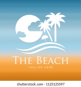 Summer holidays design Labels, summer beach symbol, Badges,emblem,vector illustration