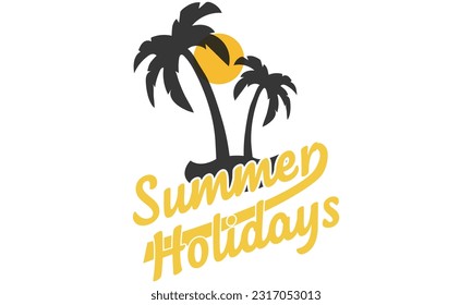 Summer holiday's .eps file
Beach t-shirt design