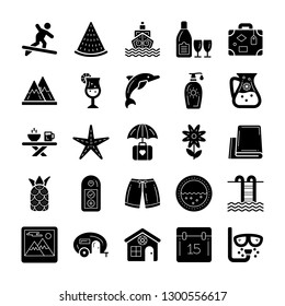 Summer Holidays Icons Pack