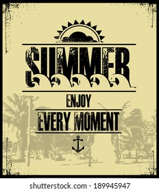 Summer holidays illustration