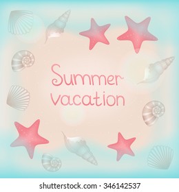 Summer holidays illustration