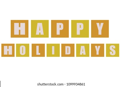 Summer holidays on white background.