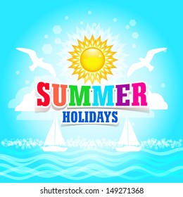 Summer Holidays / Summer holidays poster 