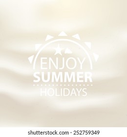 Summer holidays poster, background design.