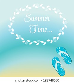 Summer Holidays Poster Vector Illustration