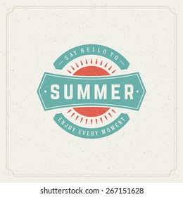 Summer holidays typography poster, greeting card or other design vector background. Summer holidays typography poster, greeting card or other design vector background.