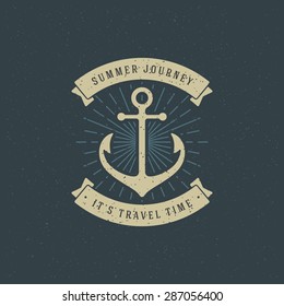 Summer holidays typography for poster, greeting card or other design vector background. 