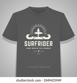 Summer holidays typography slogan t shirt print graphics vector illustration. Badge or label stamp for t-shirt apparel design.